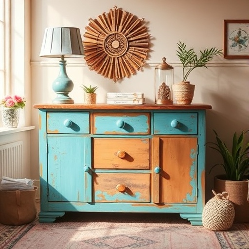 upcycled furniture showcasing creativity