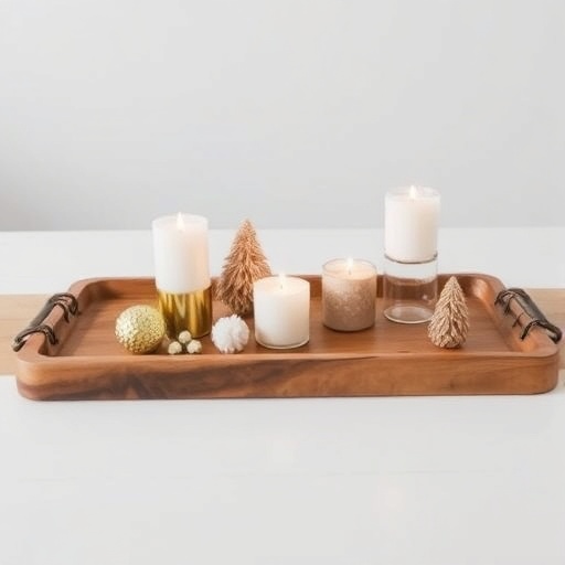 wooden serving tray