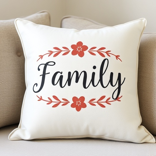 customizable throw pillow