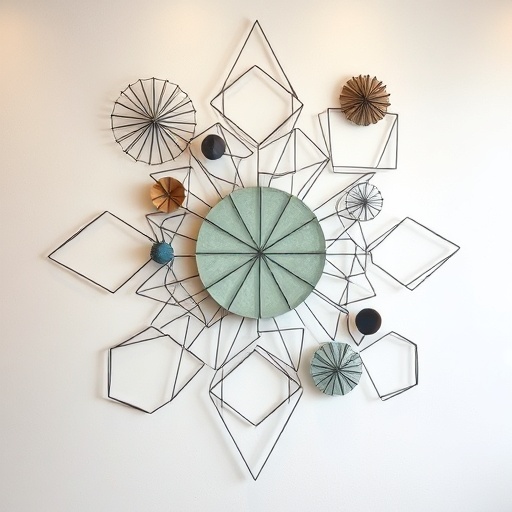 geometric wall sculptures