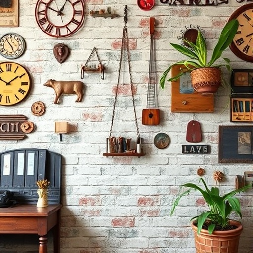 eclectic gallery wall