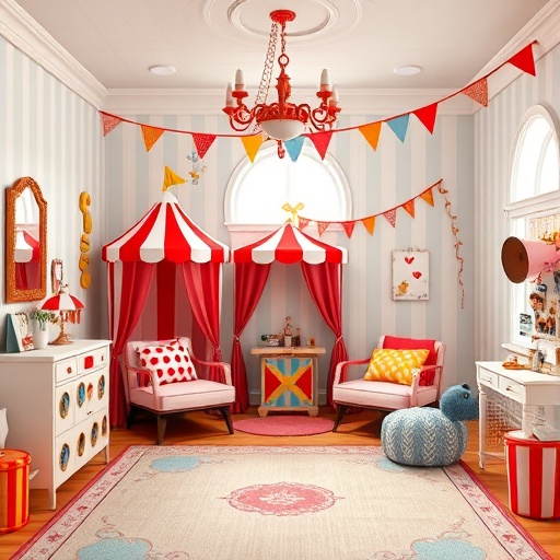 circus-themed room decor