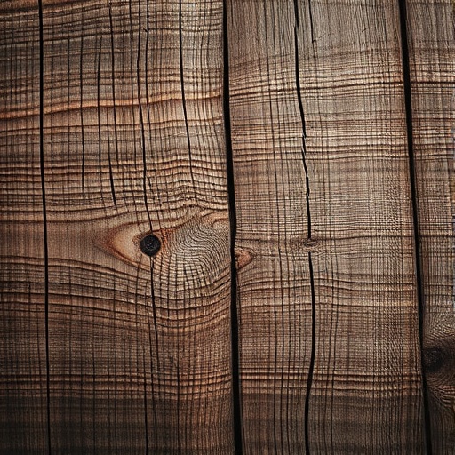Rustic wooden table with natural imperfections