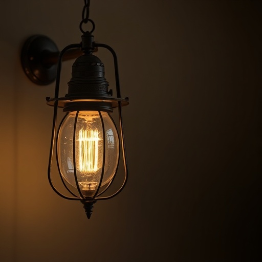 Vintage table lamp with unique shape