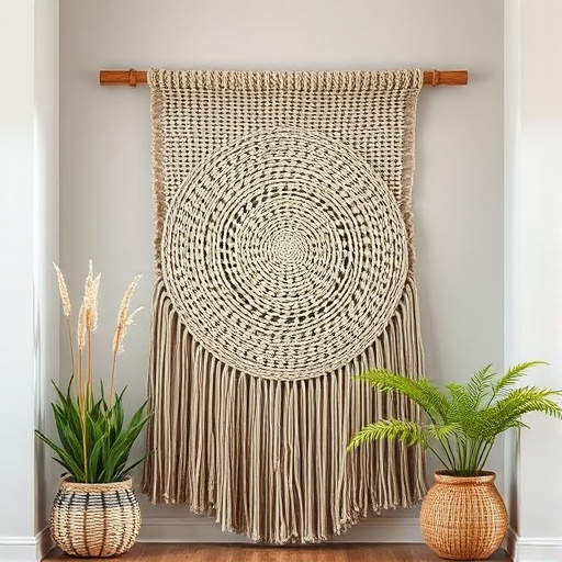 woven wall hanging decor