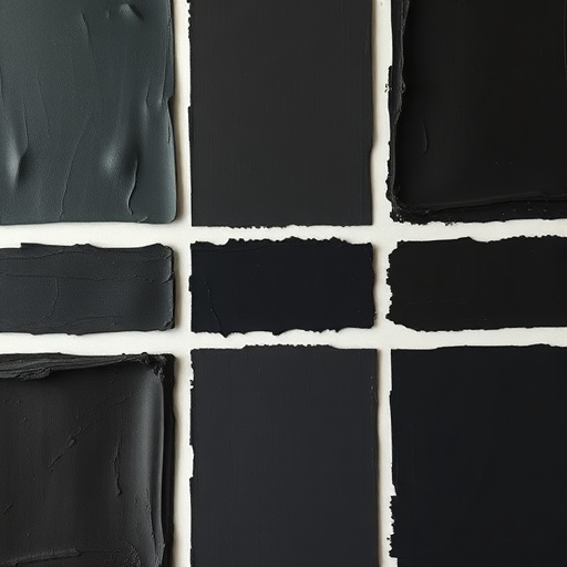 Dark paint samples for Gothic decor