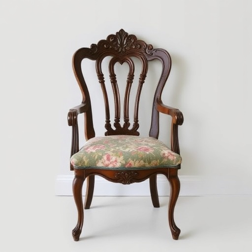 Restored vintage Victorian chair
