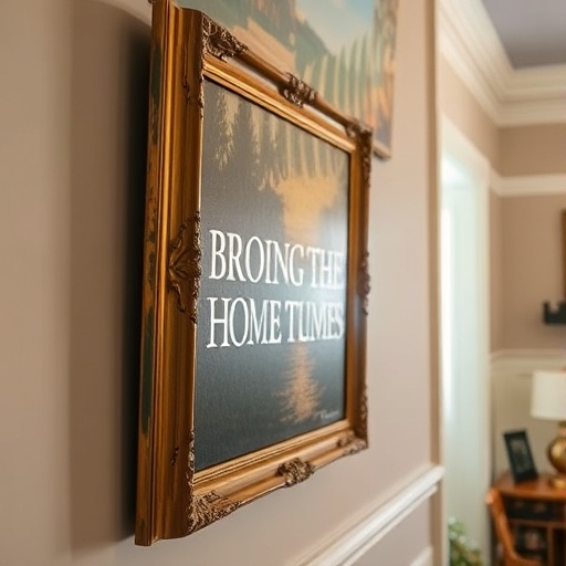 classic painting in traditional decor