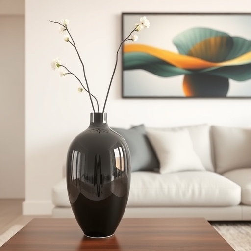 decorative accent pieces in a living room