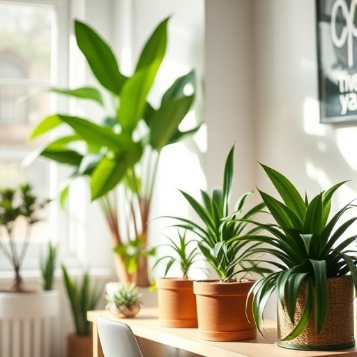 indoor plants enhancing home decor