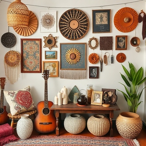 personalized touches in bohemian decor