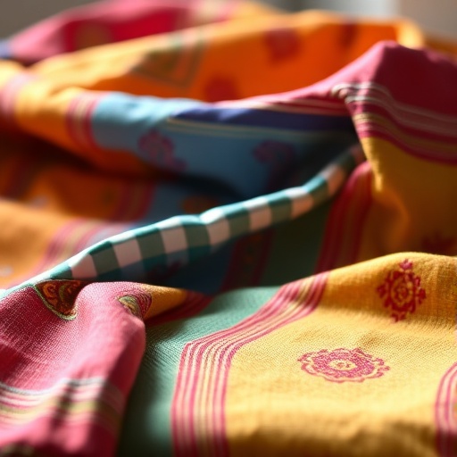 Colorful Indian table linens