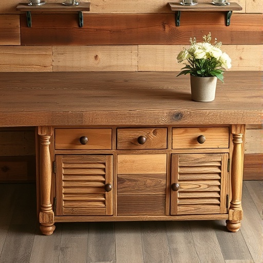 rustic wooden furniture