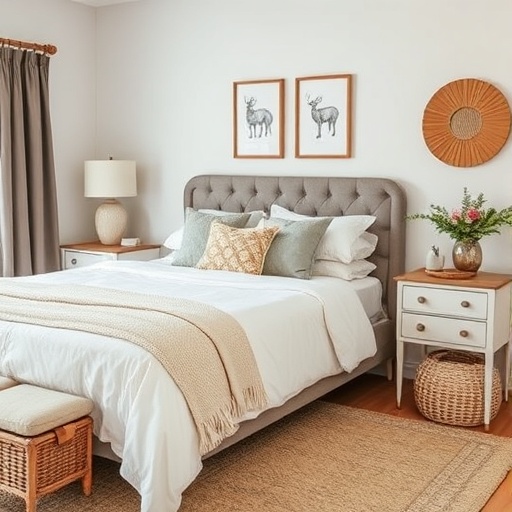 budget-friendly bedroom decor with quality textiles