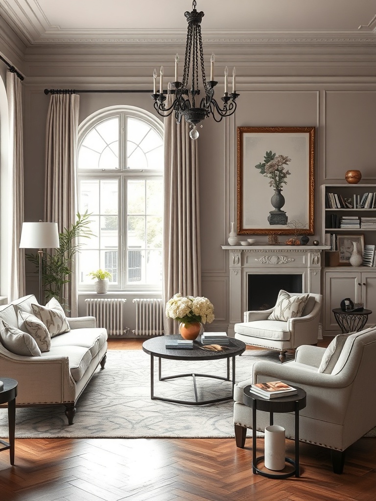 timeless living room decor with neutral tones