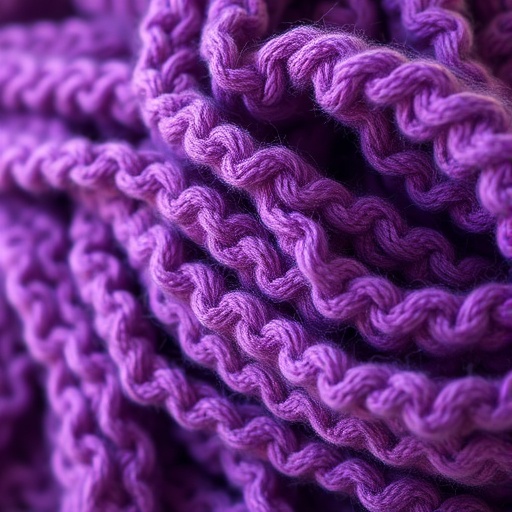 layered purple textiles for coziness
