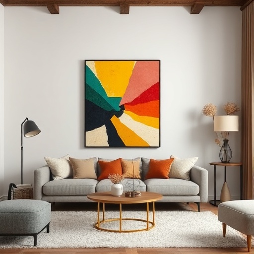 statement art piece in home decor