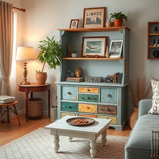 upcycled furniture in home decor