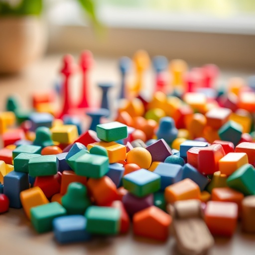 colorful game materials for home decor games