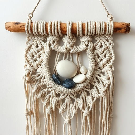 macrame with natural elements