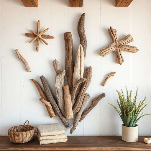 rustic wall art from natural materials