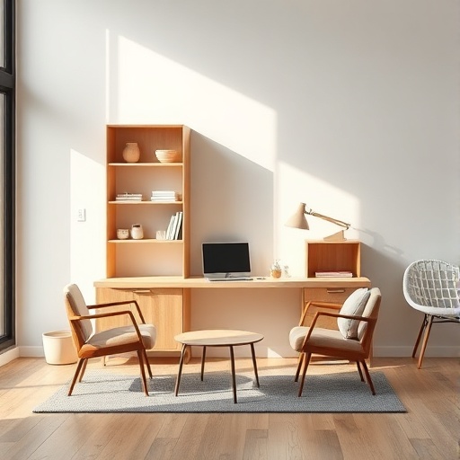 multi-functional furniture in minimalist design
