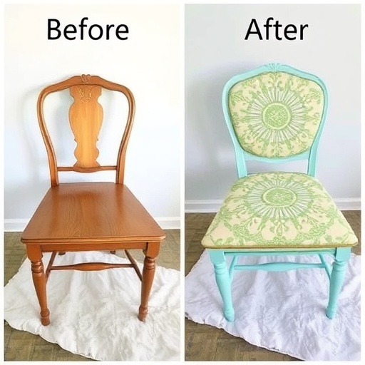 upcycling thrifted chair