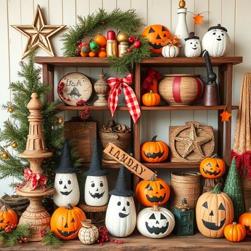 seasonal thrifted decorations