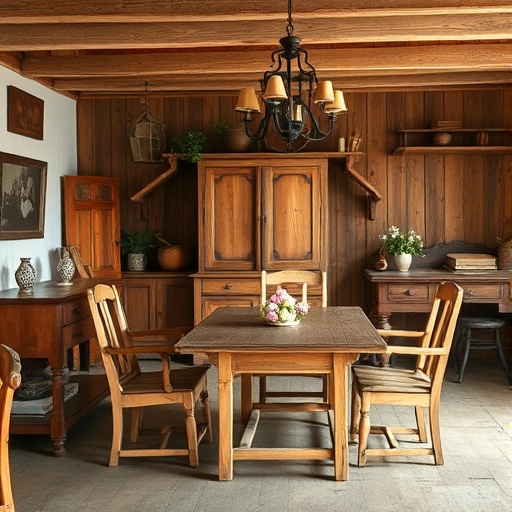 vintage wooden furniture