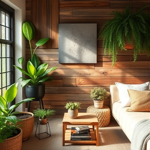 eco-friendly decor with reclaimed wood