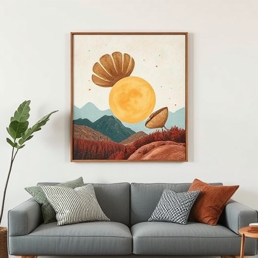 personalized wall art in a home