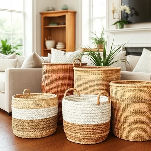 chic storage solutions in a home