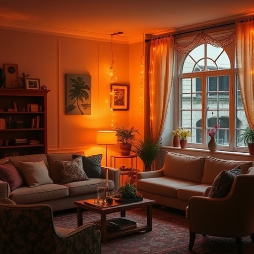 soft lighting creating a cozy atmosphere