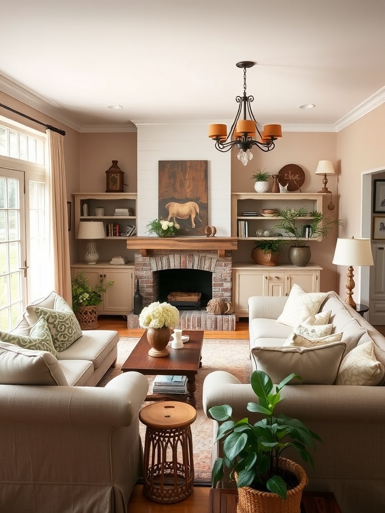 cozy Southern living room with inviting decor