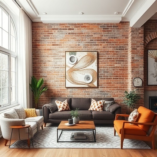 exposed brick wall
