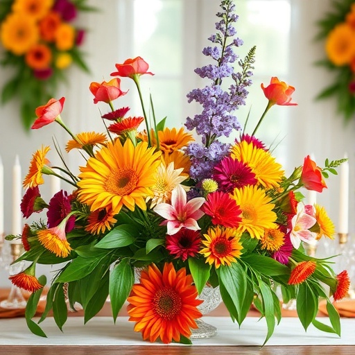 seasonal flowers for Mayon decor