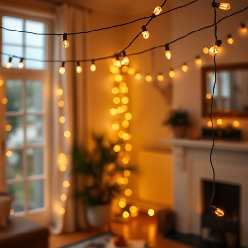 string lights for Mayon decor