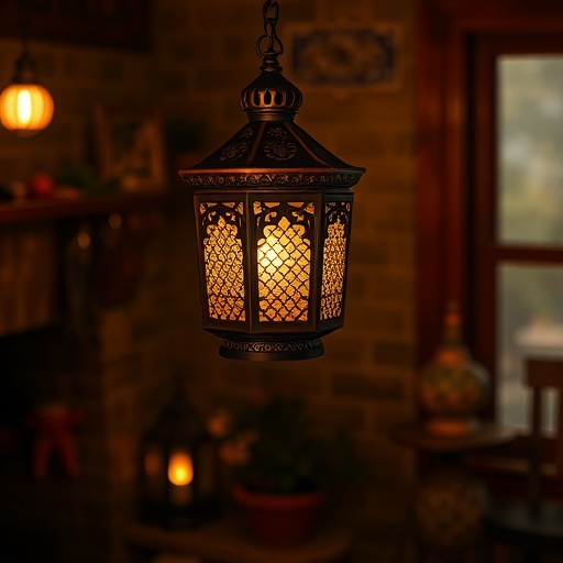 traditional Indian lantern lighting