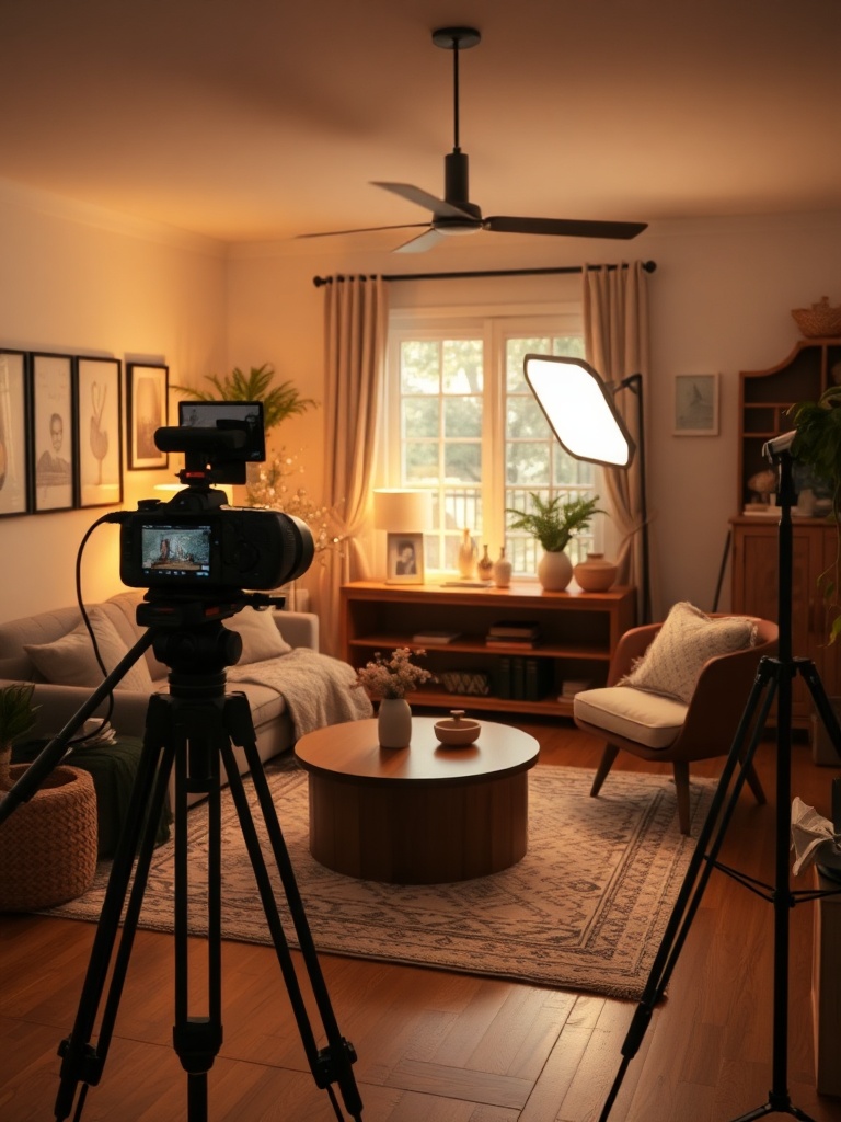 filming space for home decor videos