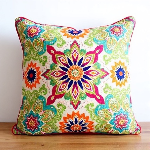 handmade cushion covers with Arabic fabrics