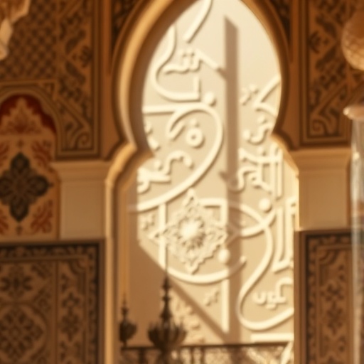 layered textures in Arabic decor