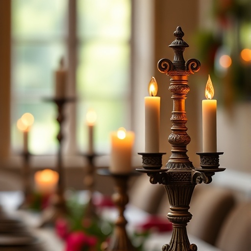 ornate candle holders for ambiance