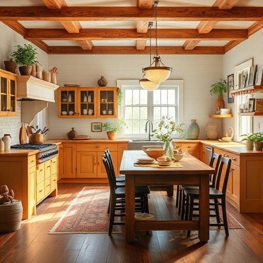 traditional Southern kitchen with vintage details