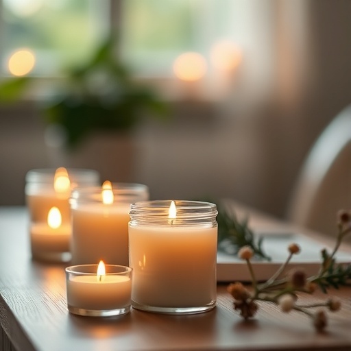 homemade candles for ambiance