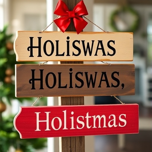 seasonal signs for holidays