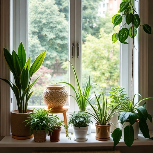 indoor plants enhancing decor