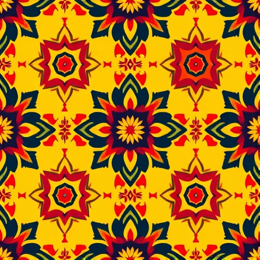 vibrant textile pattern