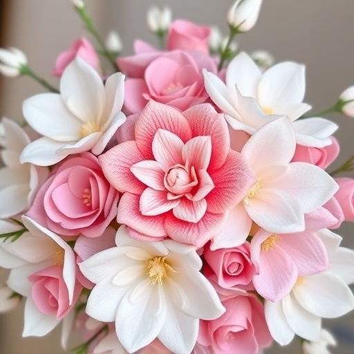 intricate foam artificial flowers