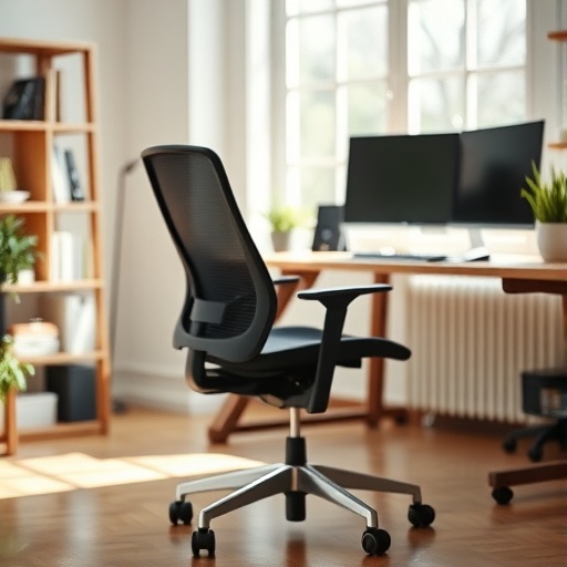 ergonomic chair in home office