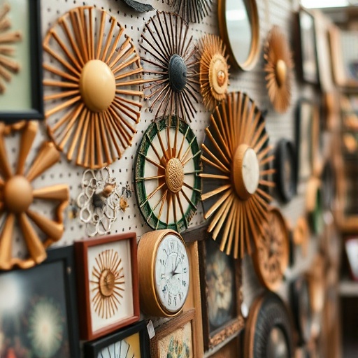 Unique wall art pieces found in a thrift store